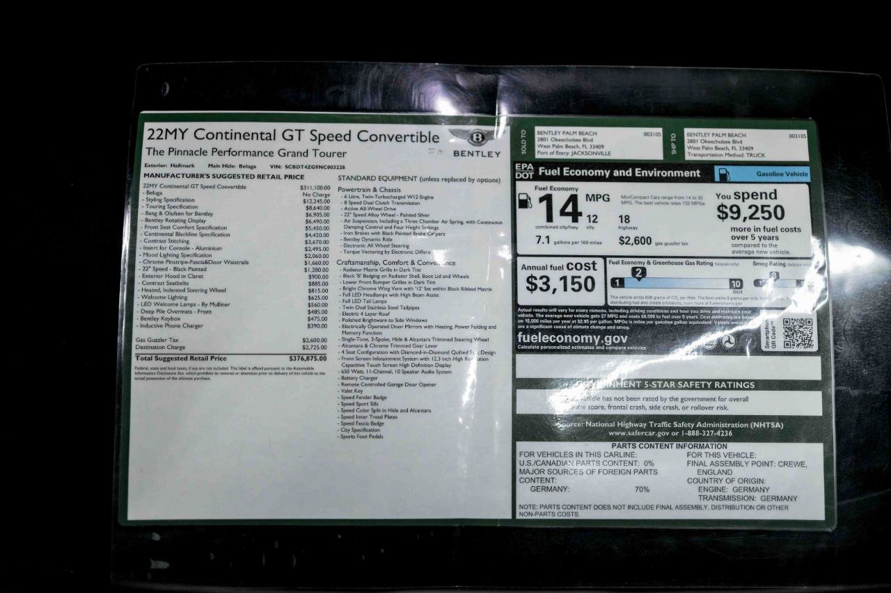 Used 2022 Bentley Continental GT Speed image 3