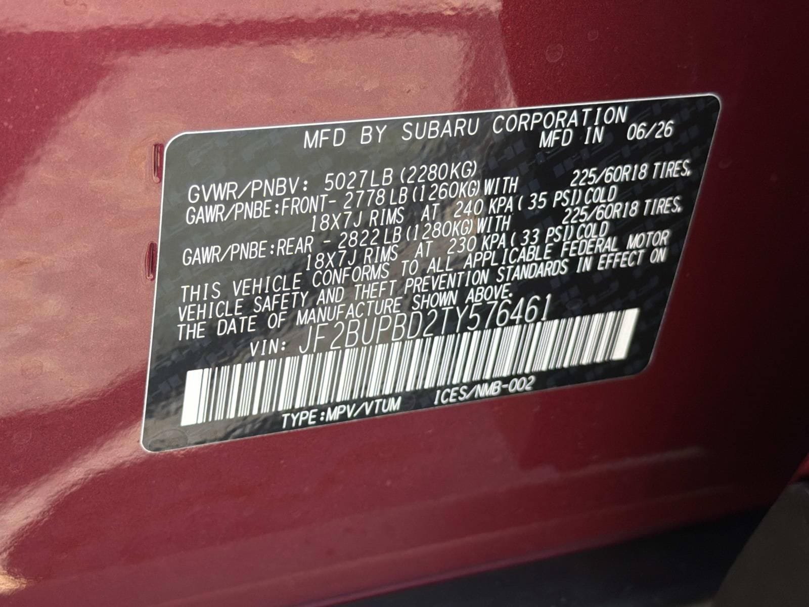New 2026 Subaru Outback Premium w/ Premium/Limited Package AWD/4WD image 26