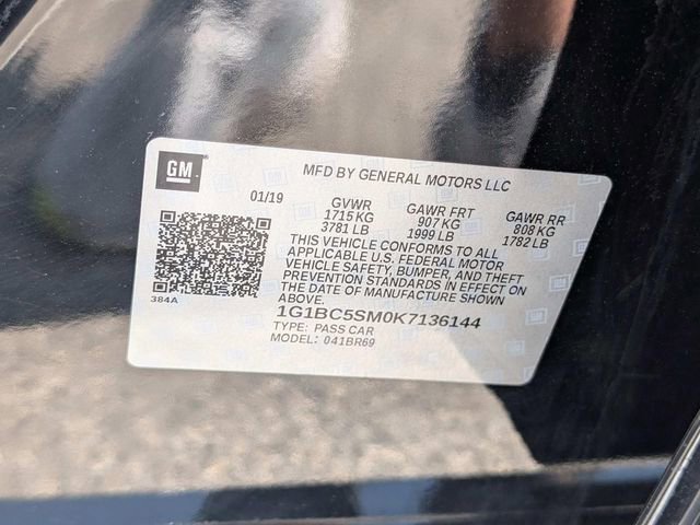 Used 2019 Chevrolet Cruze LS w/ LS Fleet Convenience Package image 24