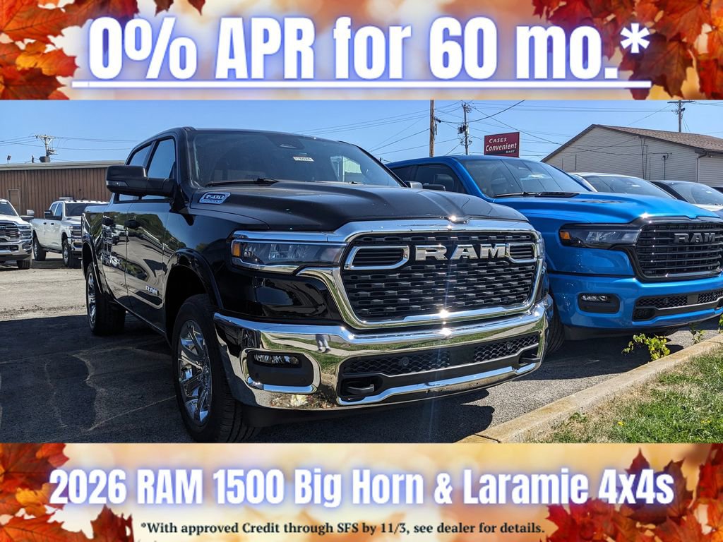 New 2026 RAM 1500 4x4 Crew Cab