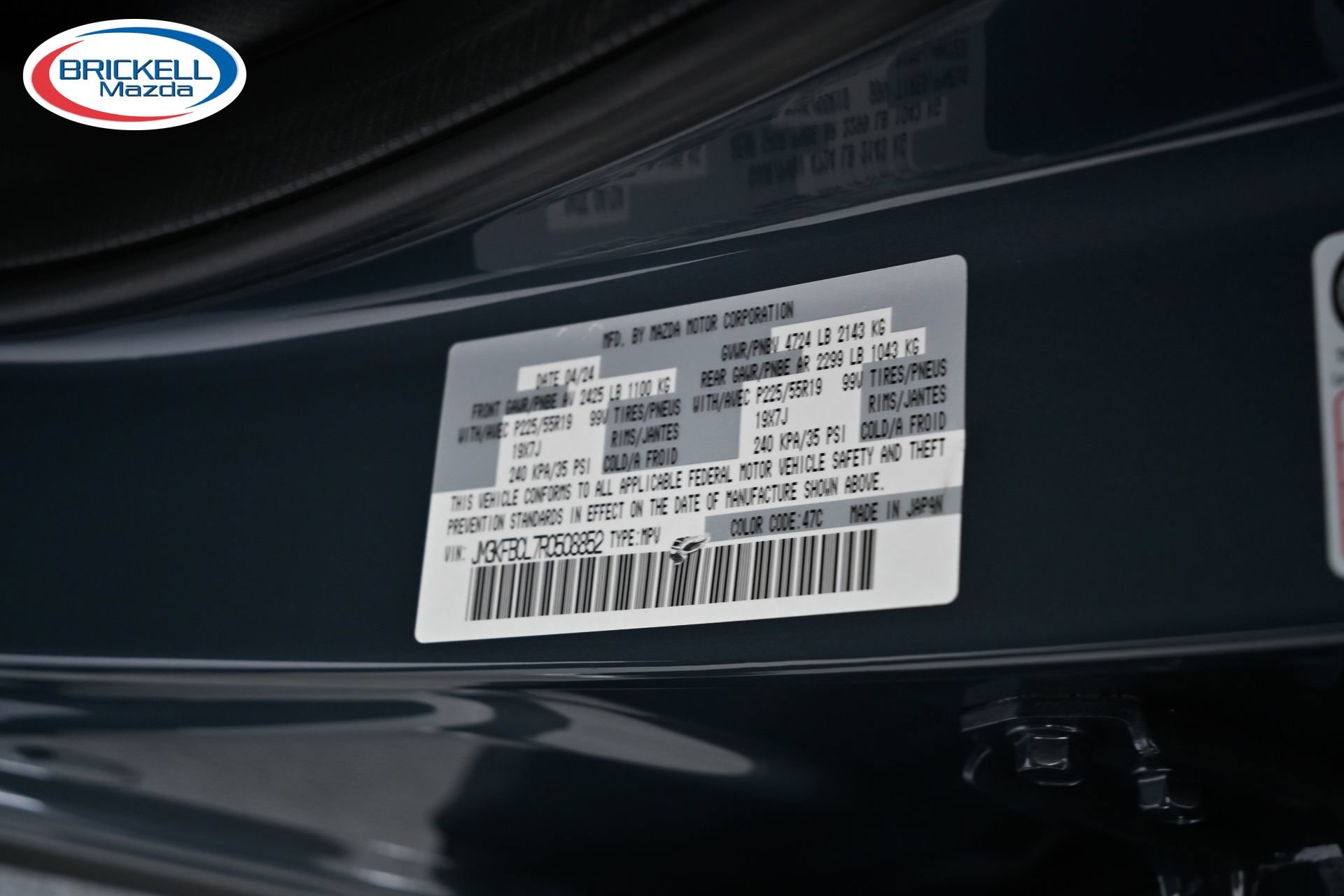 Certified 2024 MAZDA CX-5 Carbon Edition AWD/4WD image 30