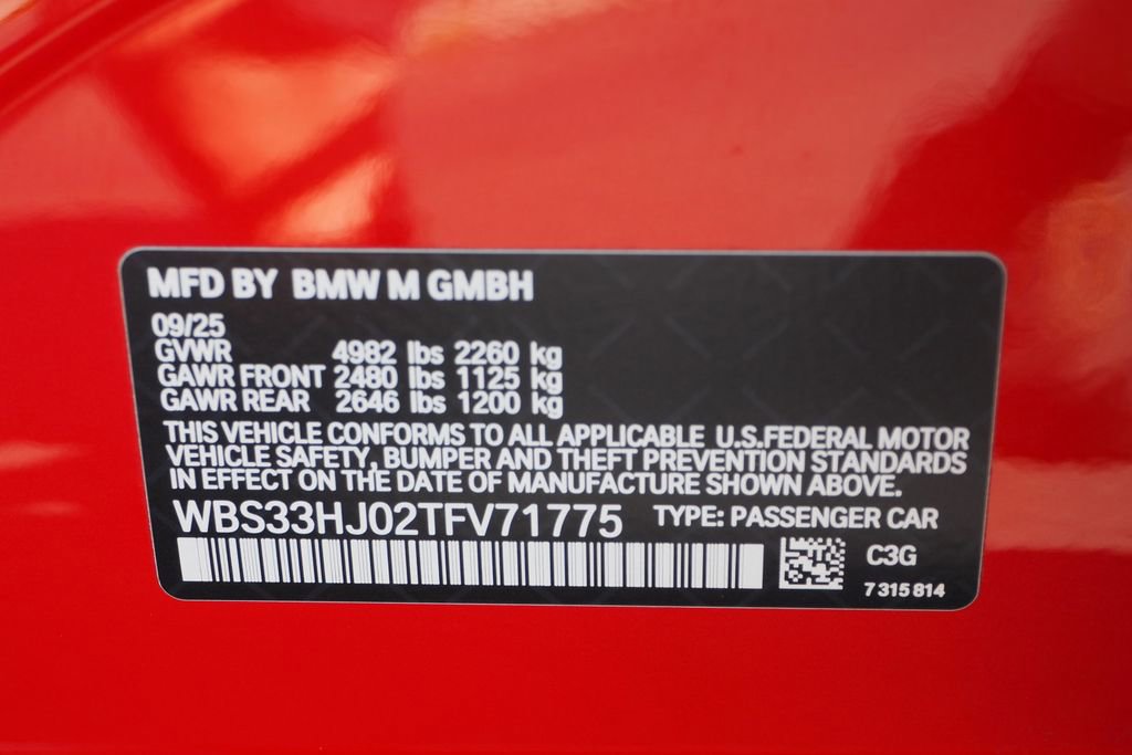 Used 2026 BMW M3 Competition w/ Executive Package AWD/4WD image 30