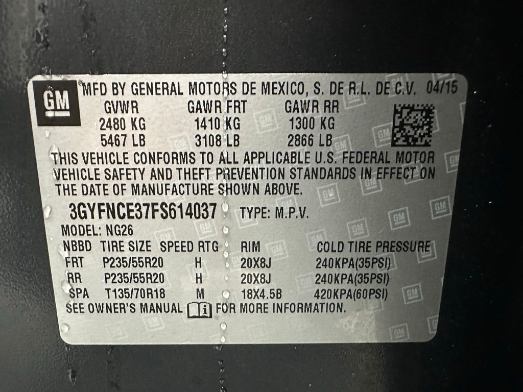 Used 2015 Cadillac SRX Performance w/ Driver Awareness Package image 11