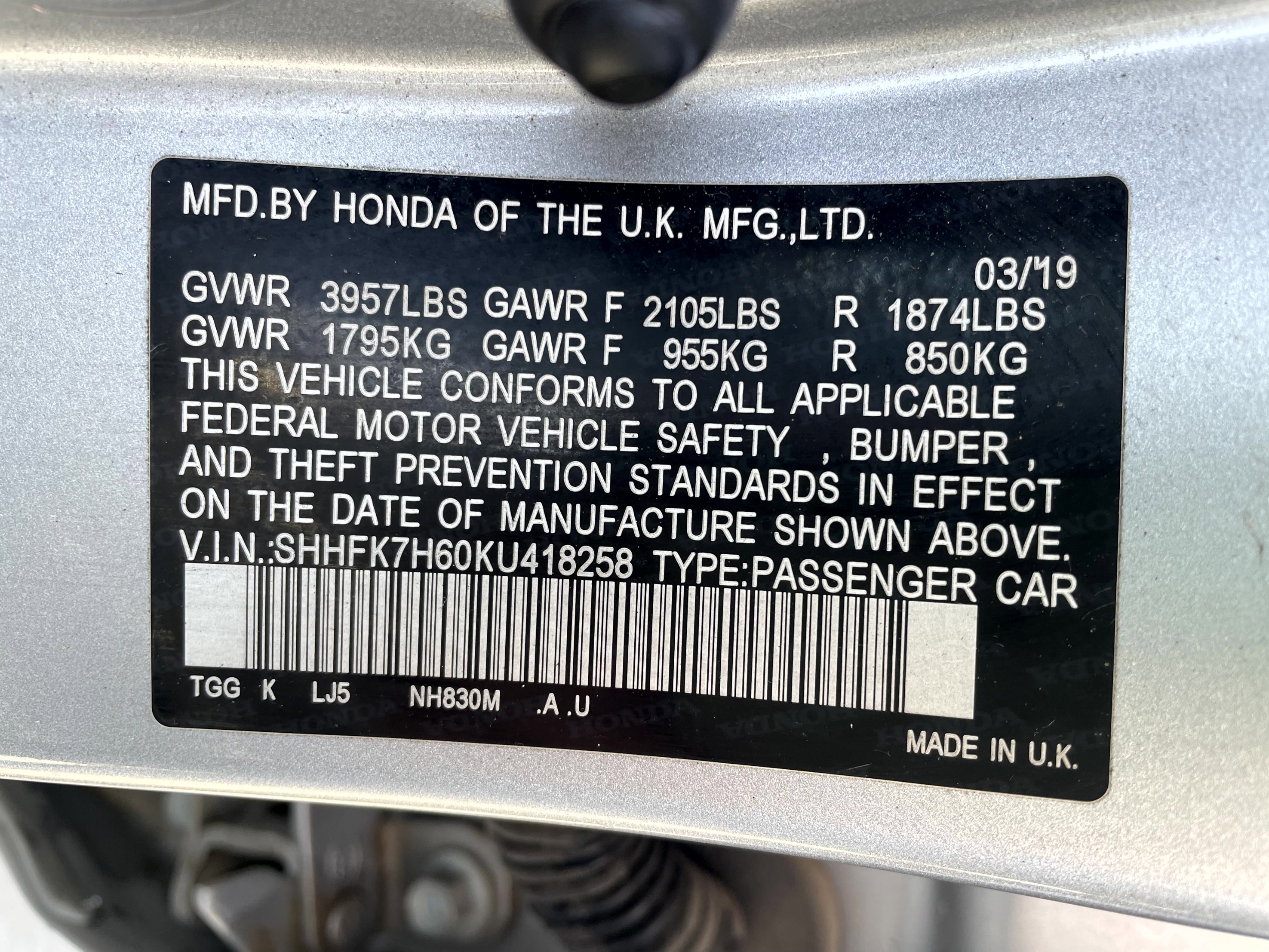 Used 2019 Honda Civic EX image 23