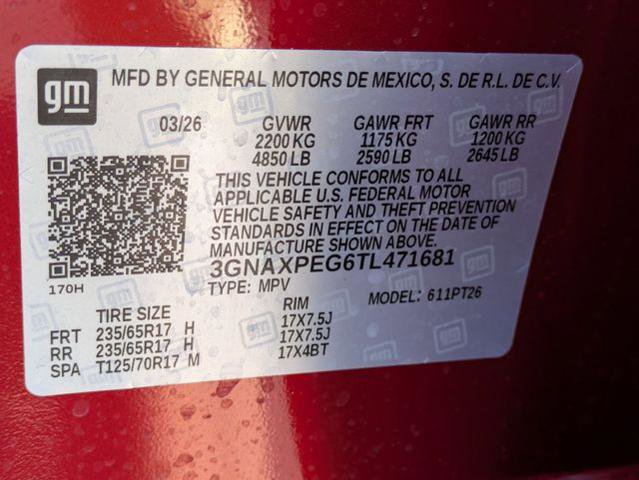 New 2026 Chevrolet Equinox LT AWD/4WD image 34
