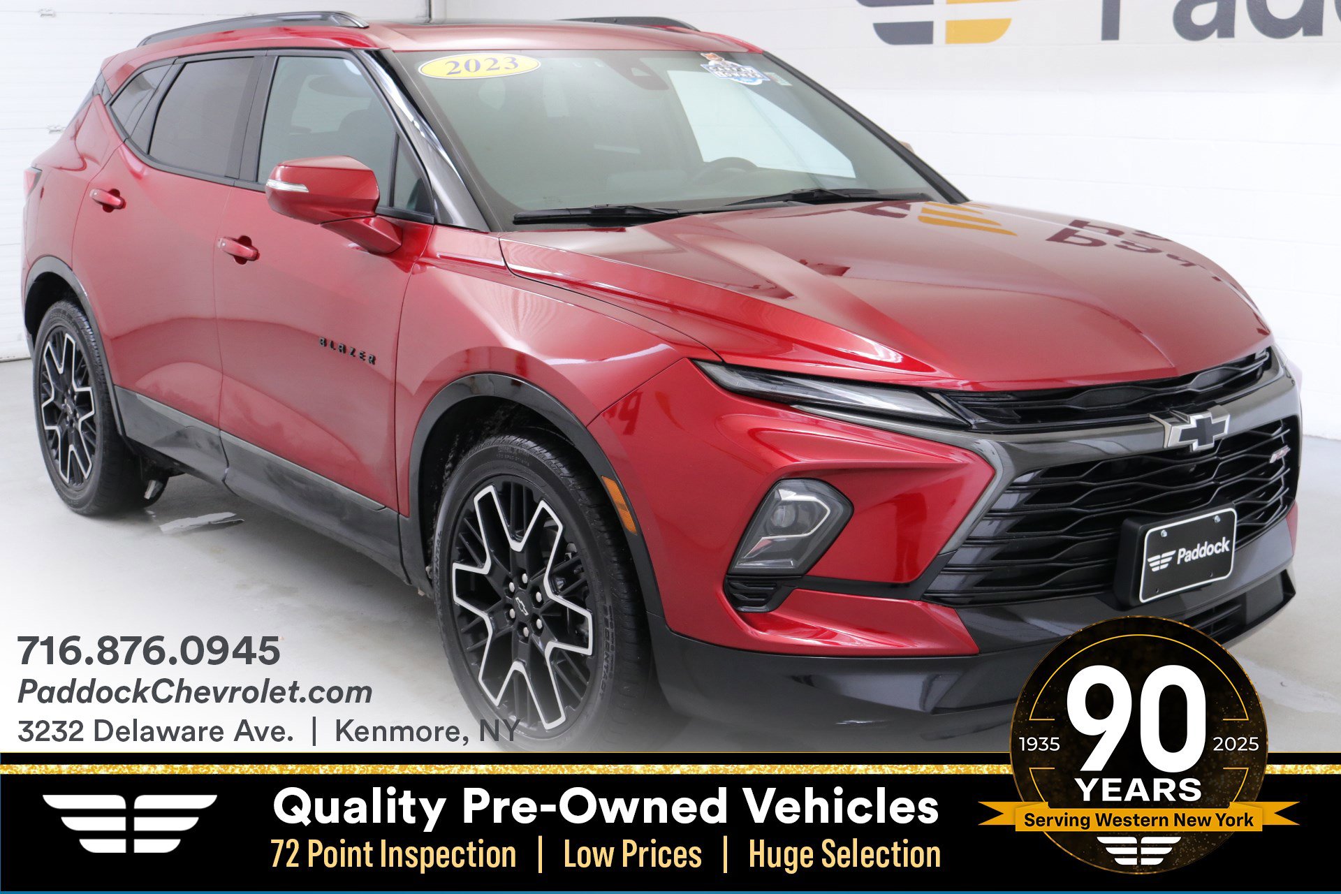 Used 2023 Chevrolet Blazer RS w/ Driver Confidence II Package image 1