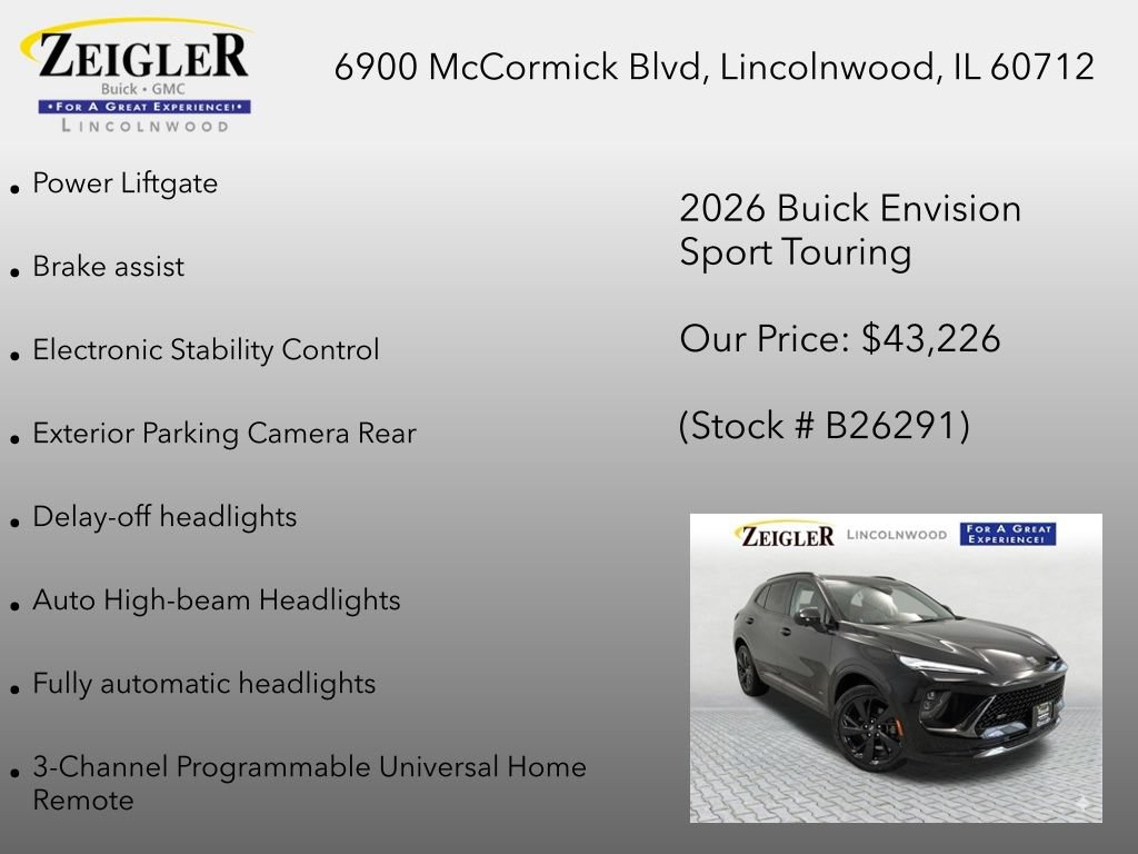 New 2026 Buick Envision Sport Touring AWD/4WD image 24