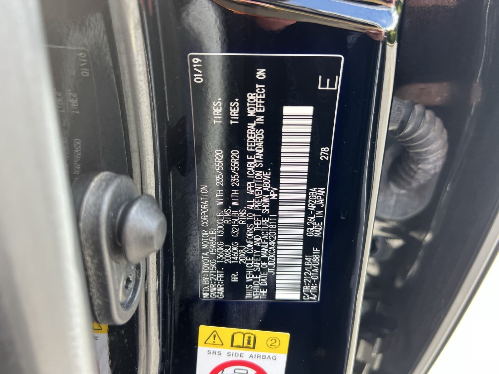 Used 2019 Lexus RX 350L AWD image 30