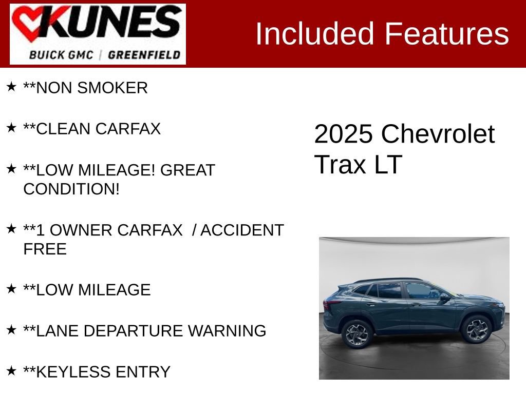 Used 2025 Chevrolet Trax LT FWD image 3