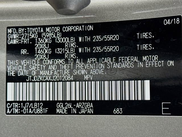 Used 2018 Lexus RX 350L AWD image 17