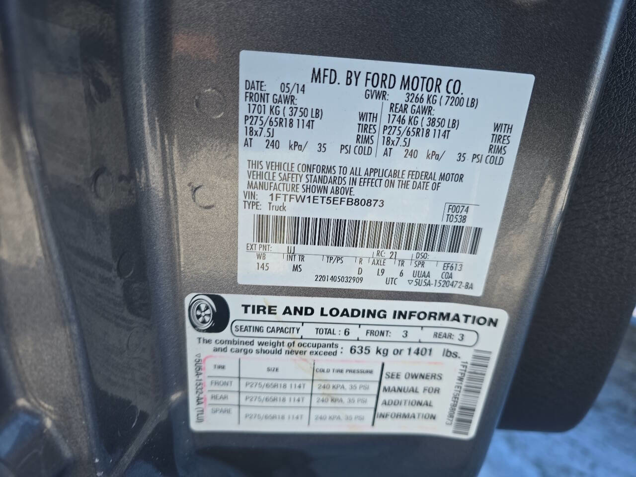 Used 2014 Ford F150 XLT w/ Equipment Group 302A Luxury image 38