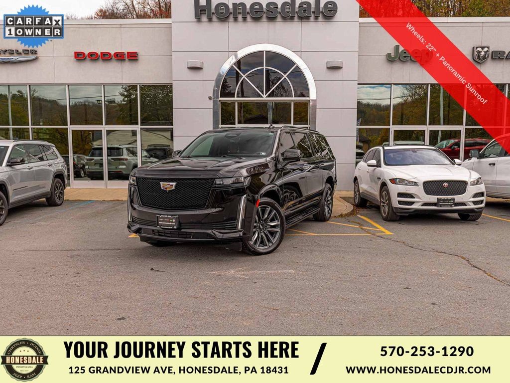 Used 2023 Cadillac Escalade ESV Sport w/ LPO, Floor Liner Package AWD/4WD image 1