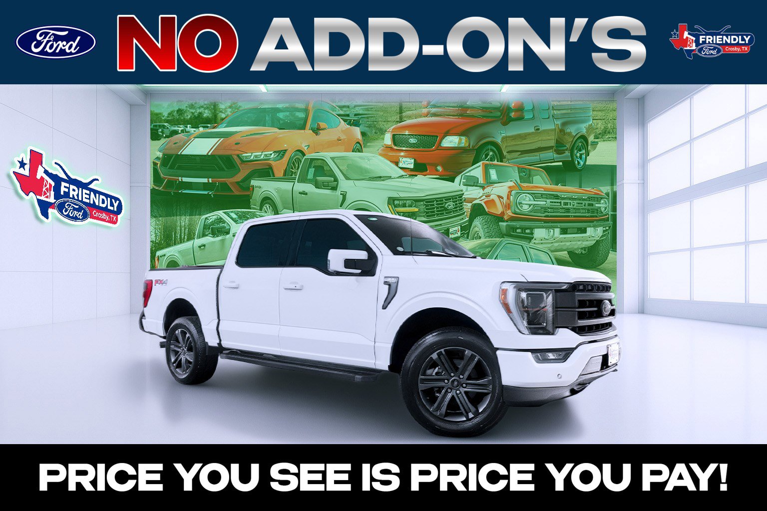 Used 2023 Ford F150 Lariat w/ Equipment Group 502A High AWD/4WD image 1