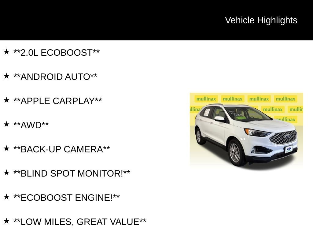 Certified 2023 Ford Edge SEL w/ Convenience Package AWD/4WD image 12