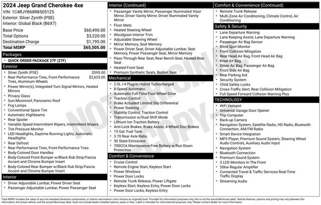 Certified 2024 Jeep Grand Cherokee Limited 4xe AWD/4WD image 11