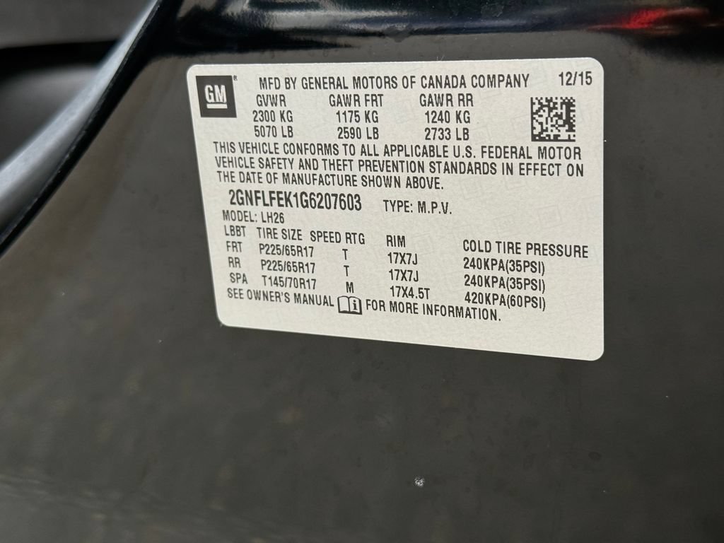 Used 2016 Chevrolet Equinox LT AWD/4WD image 30