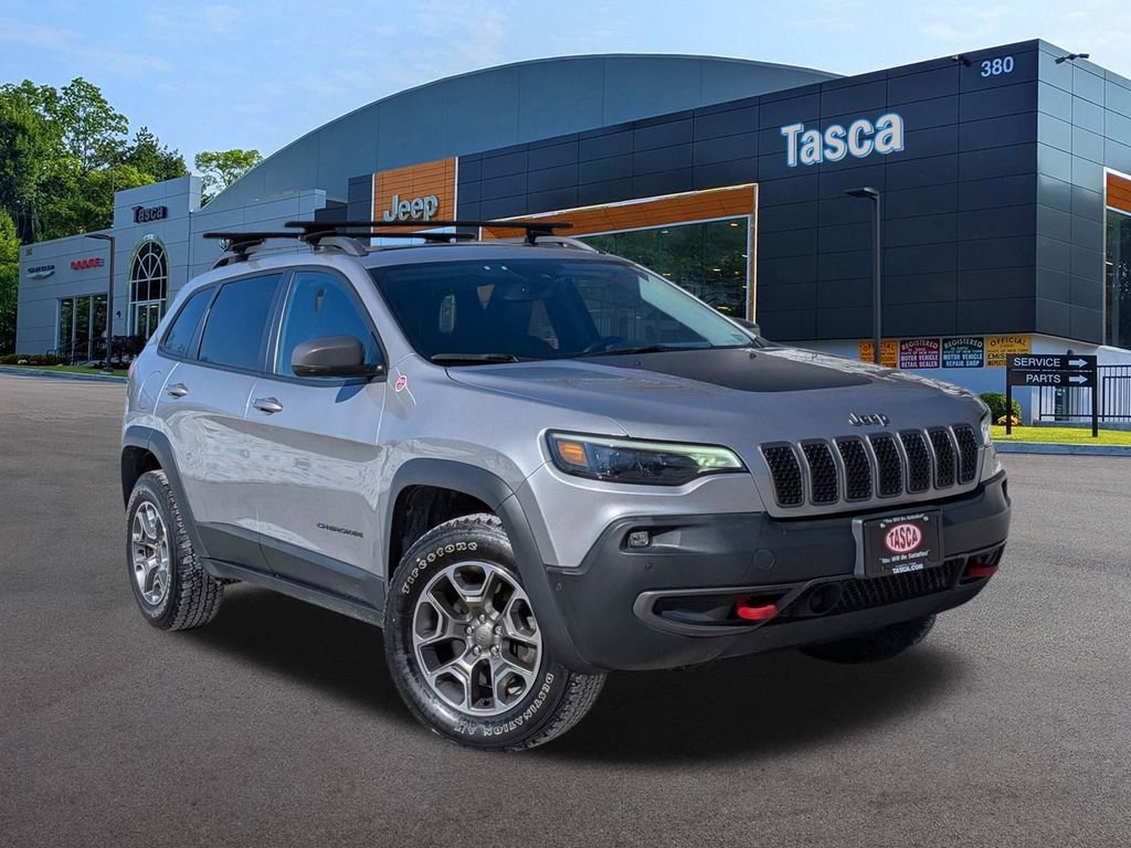 Certified 2021 Jeep Cherokee Trailhawk w/ Sun, Sound & Nav Group image 1