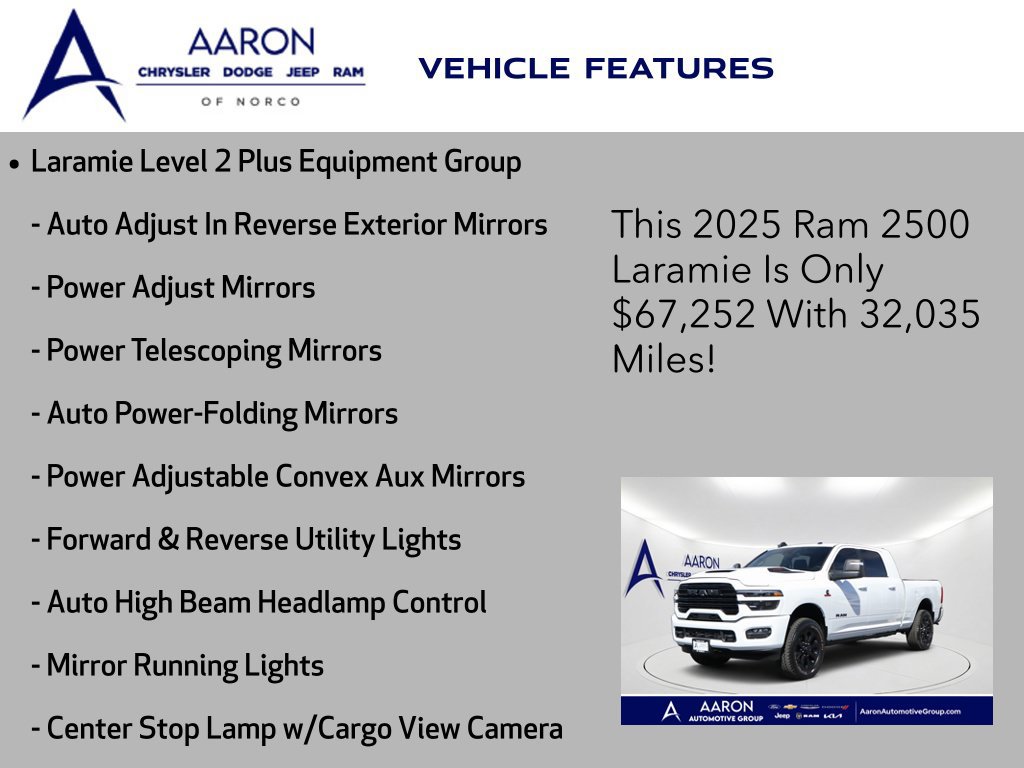 Used 2025 RAM 2500 Laramie AWD/4WD image 14