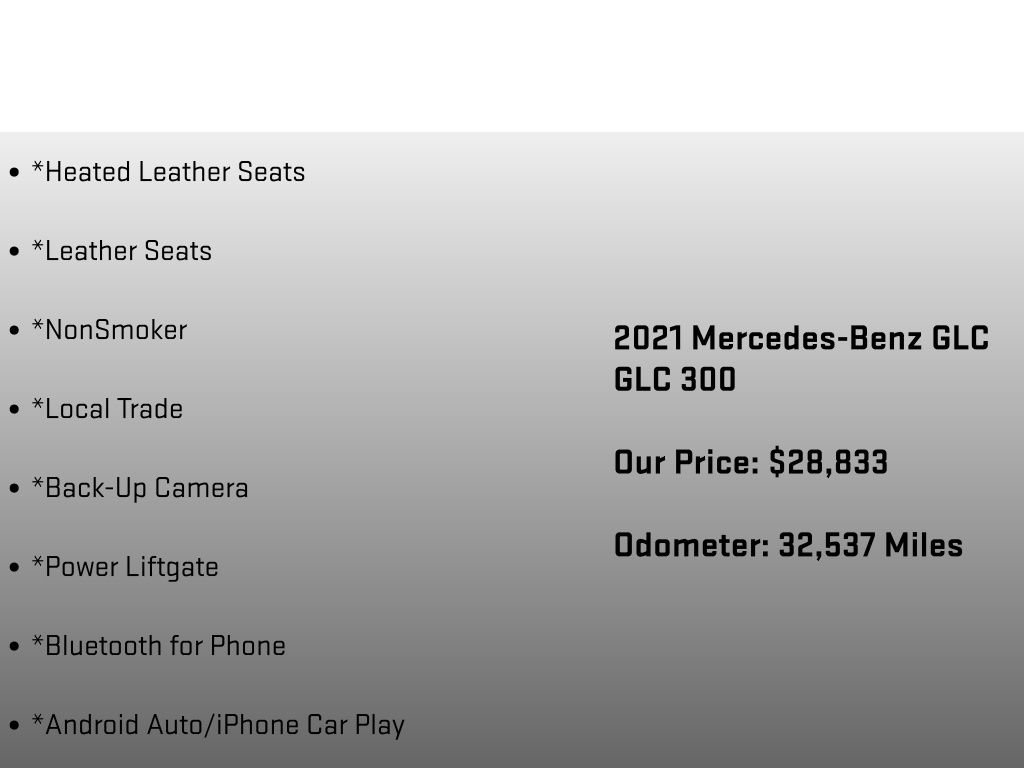 Used 2021 Mercedes-Benz GLC 300 4MATIC w/ Exterior Lighting Package image 6