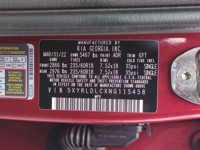 Used 2022 Kia Sorento S AWD/4WD image 36