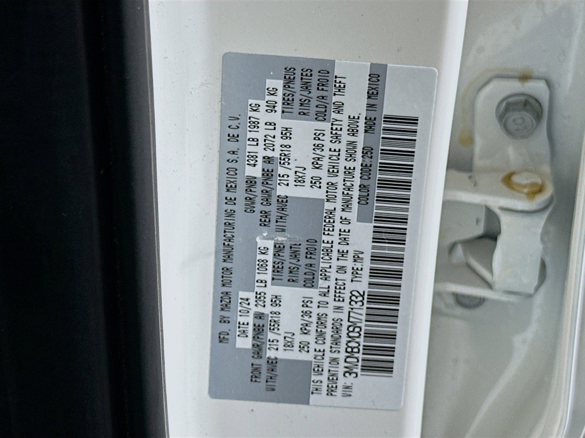 Used 2025 MAZDA CX-30 AWD 2.5 S w/ Preferred Package image 12