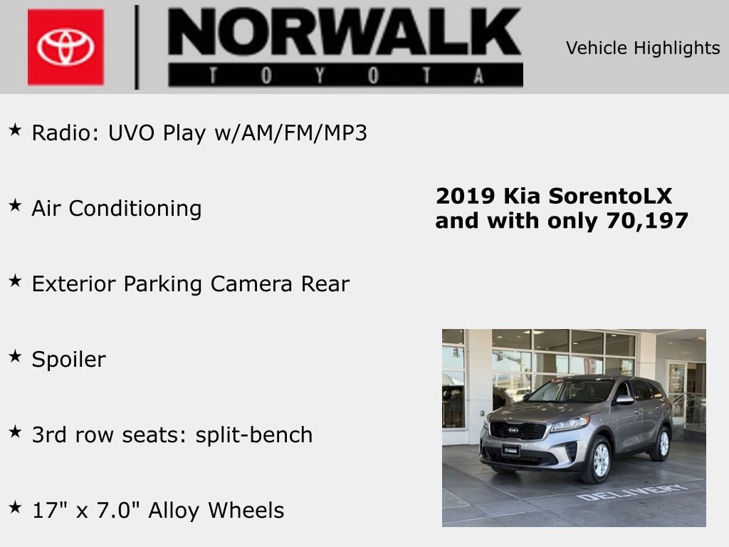 Used 2019 Kia Sorento LX image 10