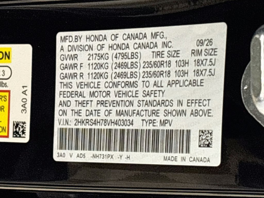 New 2027 Honda CR-V EX-L image 25