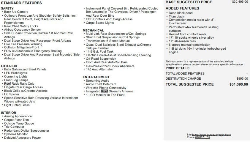 Used 2019 Volkswagen Golf Alltrack SE AWD/4WD image 2