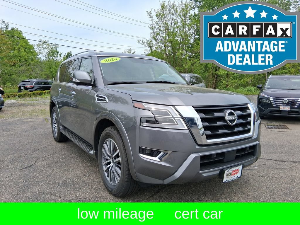 Certified 2024 Nissan Armada SL w/ Captain's Chairs Package AWD/4WD image 2