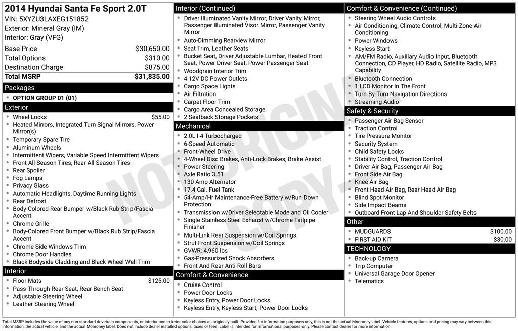 Used 2014 Hyundai Santa Fe Sport 2.0T image 11