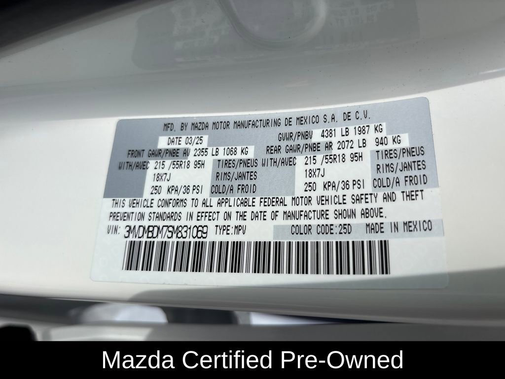 Certified 2025 MAZDA CX-30 AWD 2.5 S w/ Premium Package image 32