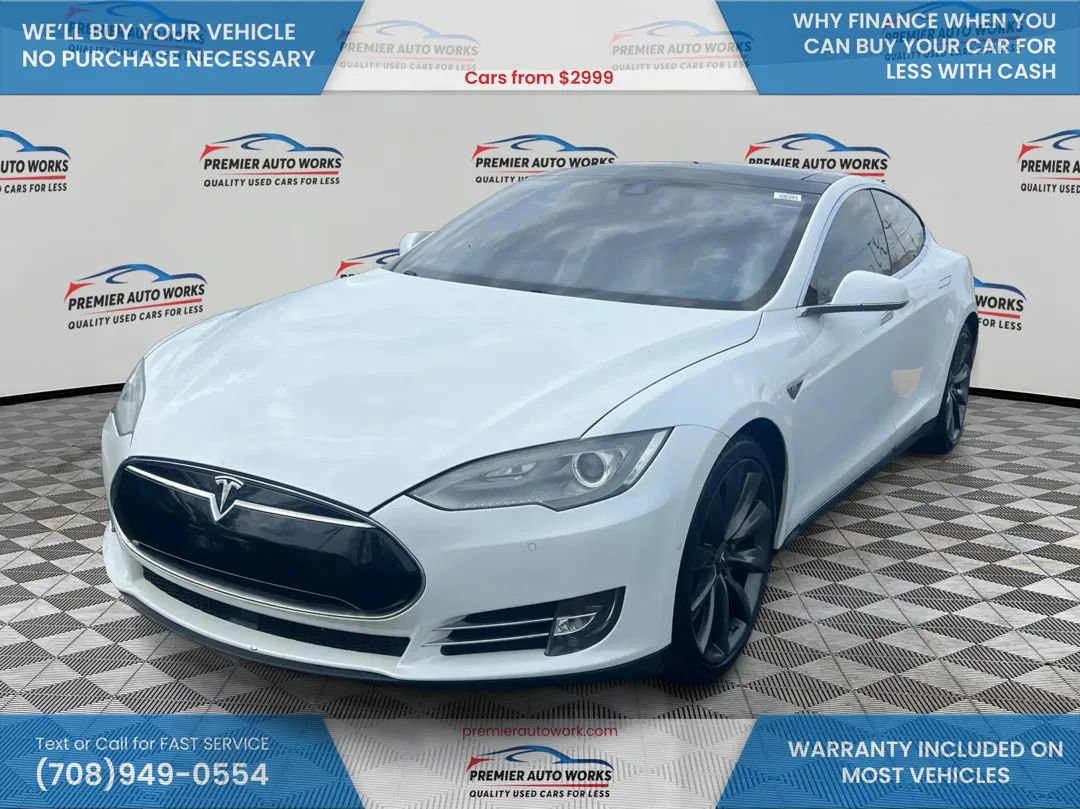 Used 2015 Tesla Model S 85D AWD/4WD image 1