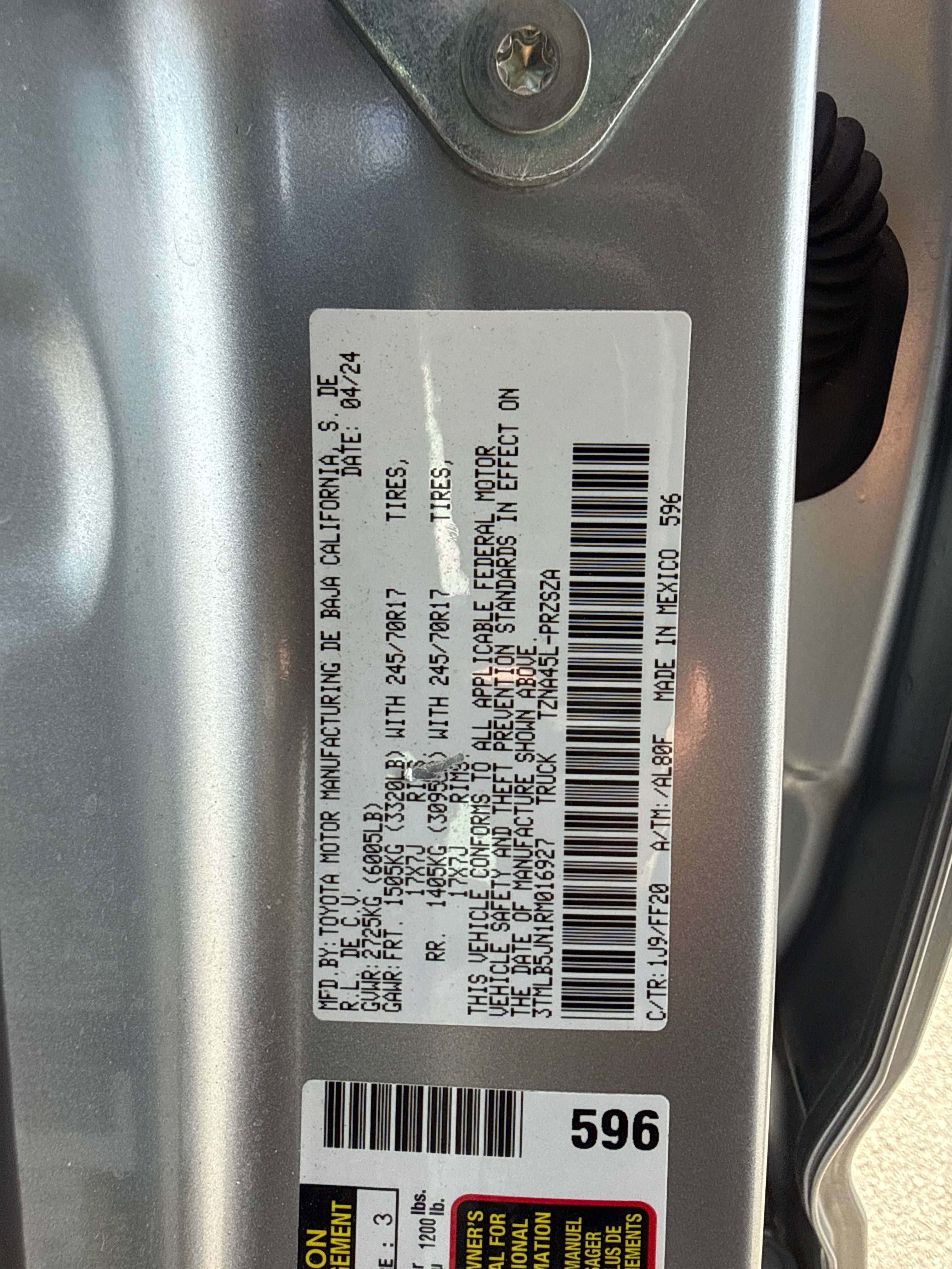 Used 2024 Toyota Tacoma SR5 image 27