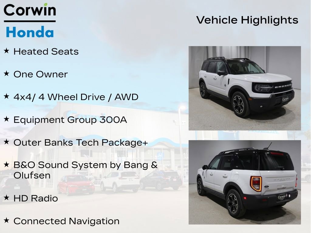 Used 2025 Ford Bronco Sport Outer Banks w/ Outer Banks Tech Package+ AWD/4WD image 11