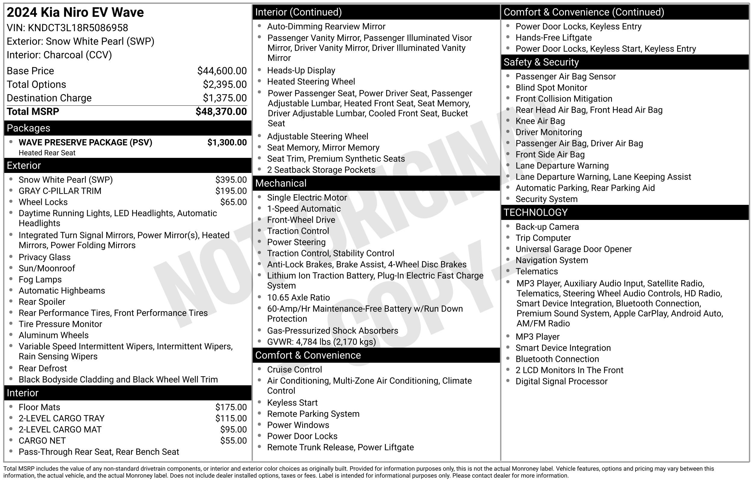 Used 2024 Kia Niro Wave w/ Wave Preserve Package FWD video 2