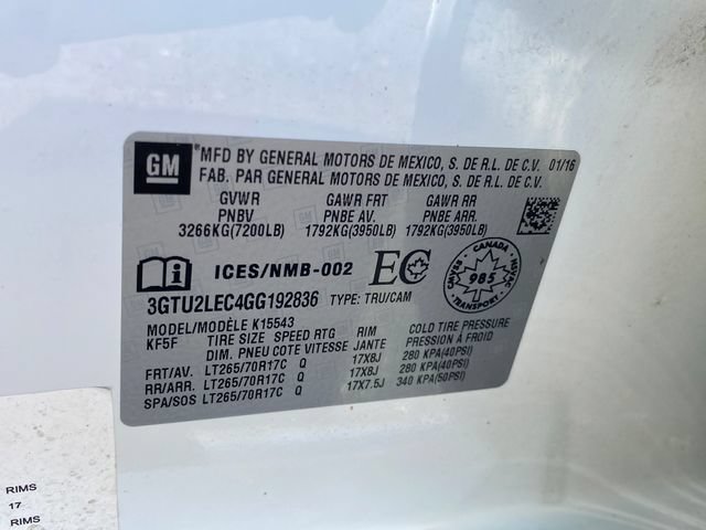 Used 2016 GMC Sierra 1500 4x4 Crew Cab w/ Sierra Convenience Package image 22