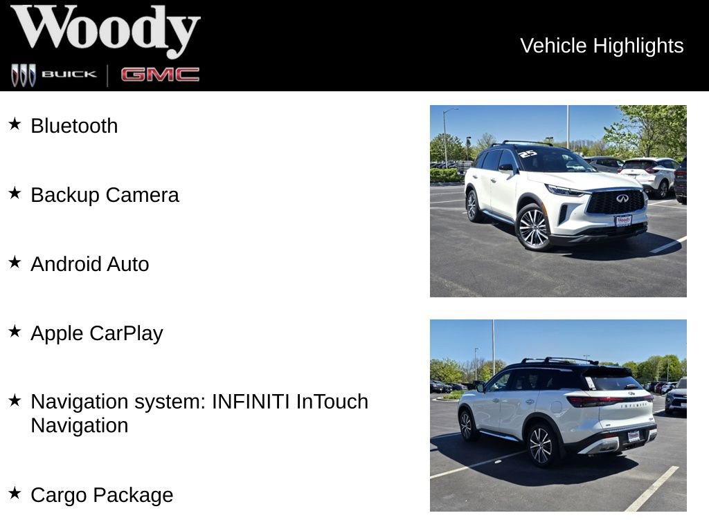 Used 2025 INFINITI QX60 Autograph w/ Cargo Package AWD/4WD image 3