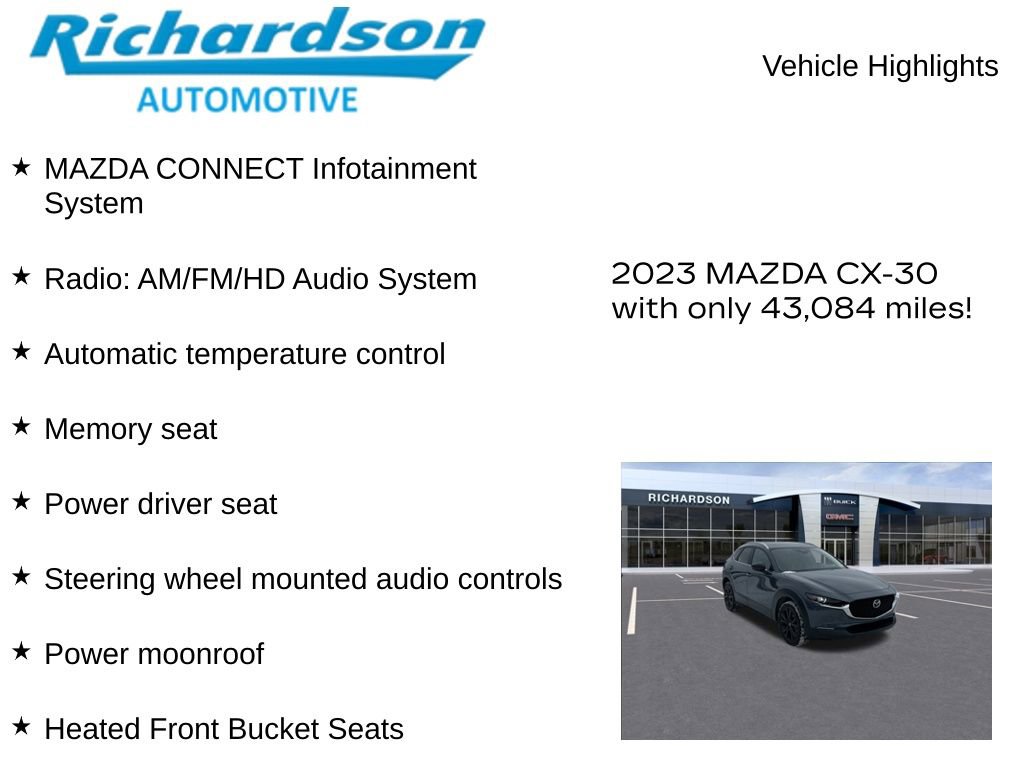 Used 2023 MAZDA CX-30 AWD 2.5 S w/ Preferred Package image 11