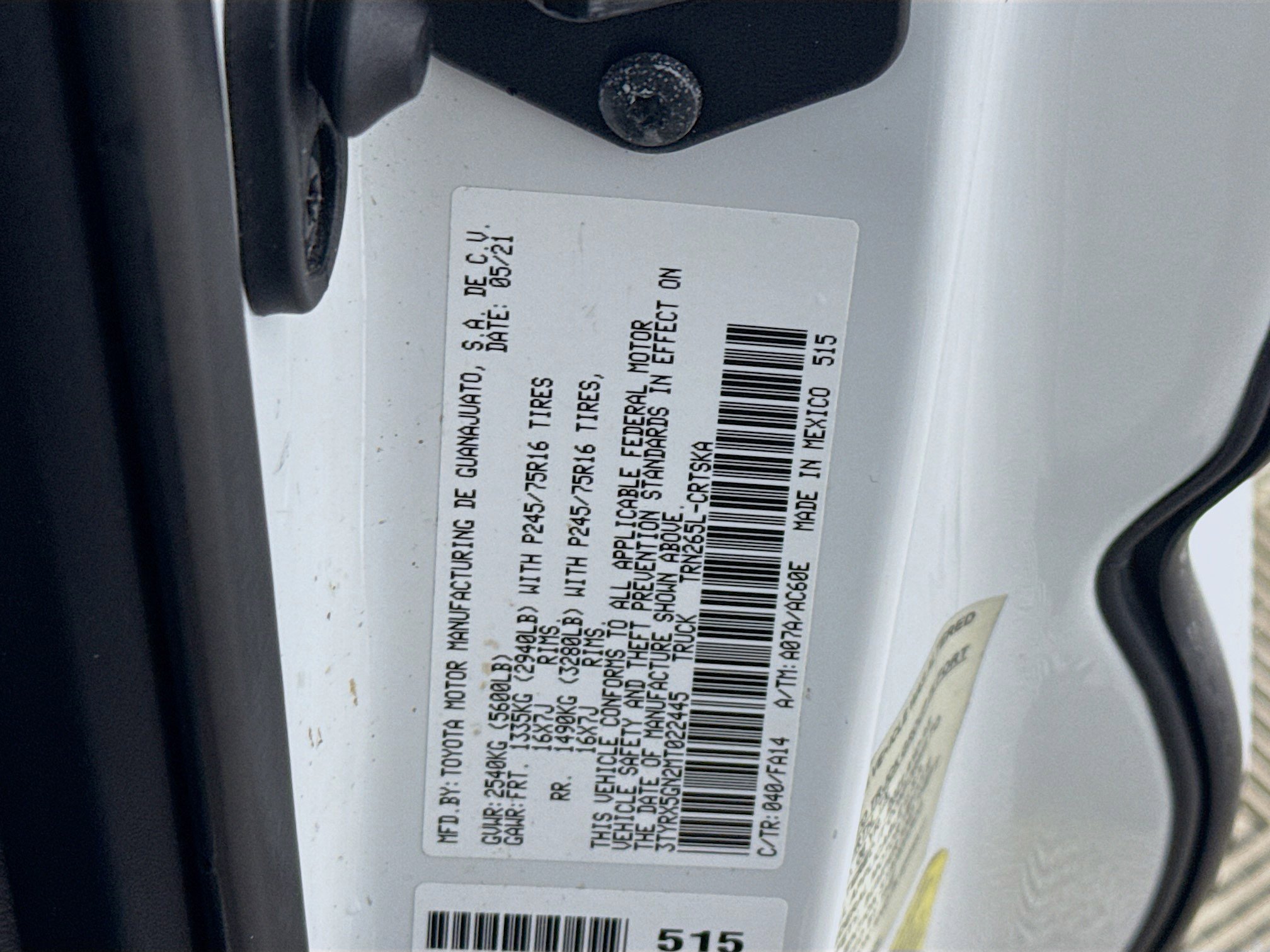 Used 2021 Toyota Tacoma SR image 37