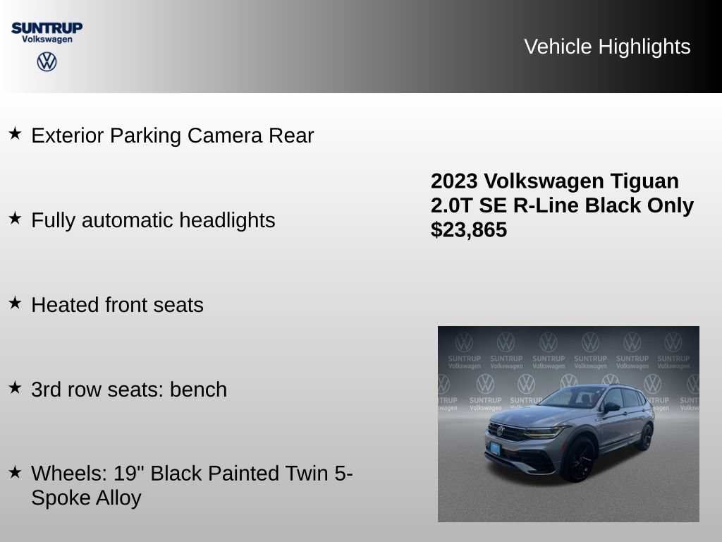 Used 2023 Volkswagen Tiguan SE R-Line FWD image 16