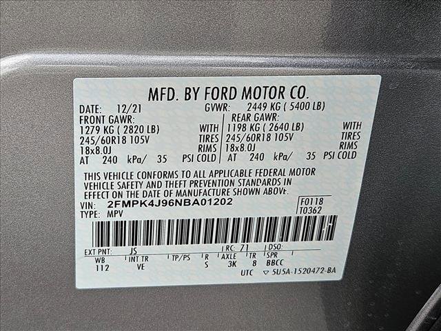 Used 2022 Ford Edge SEL w/ Convenience Package AWD/4WD image 24