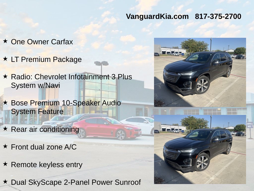 Used 2022 Chevrolet Traverse LT w/ LT Premium Package FWD image 6