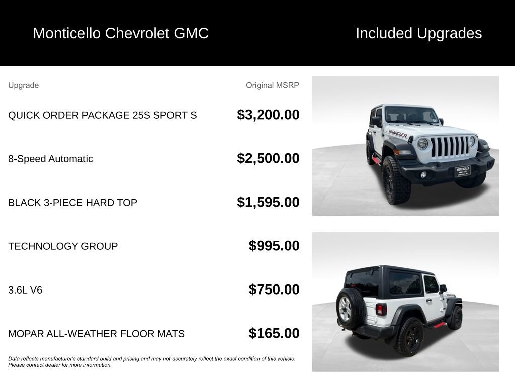 Used 2021 Jeep Wrangler Sport S image 5