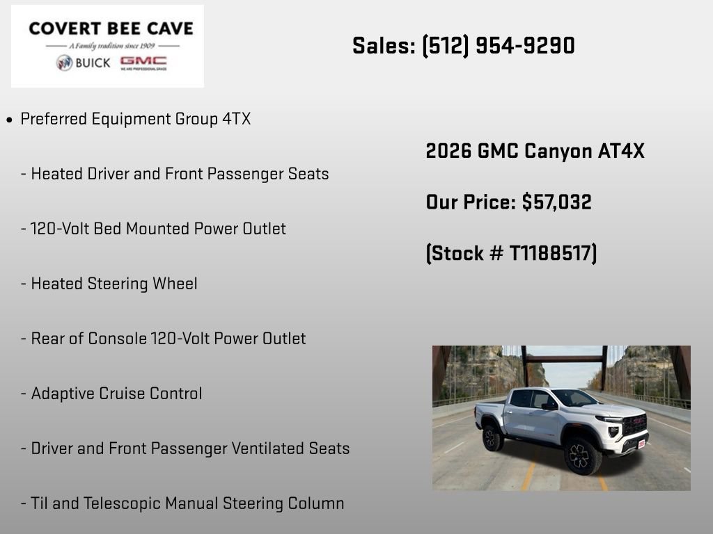 New 2026 GMC Canyon AT4X AWD/4WD image 18