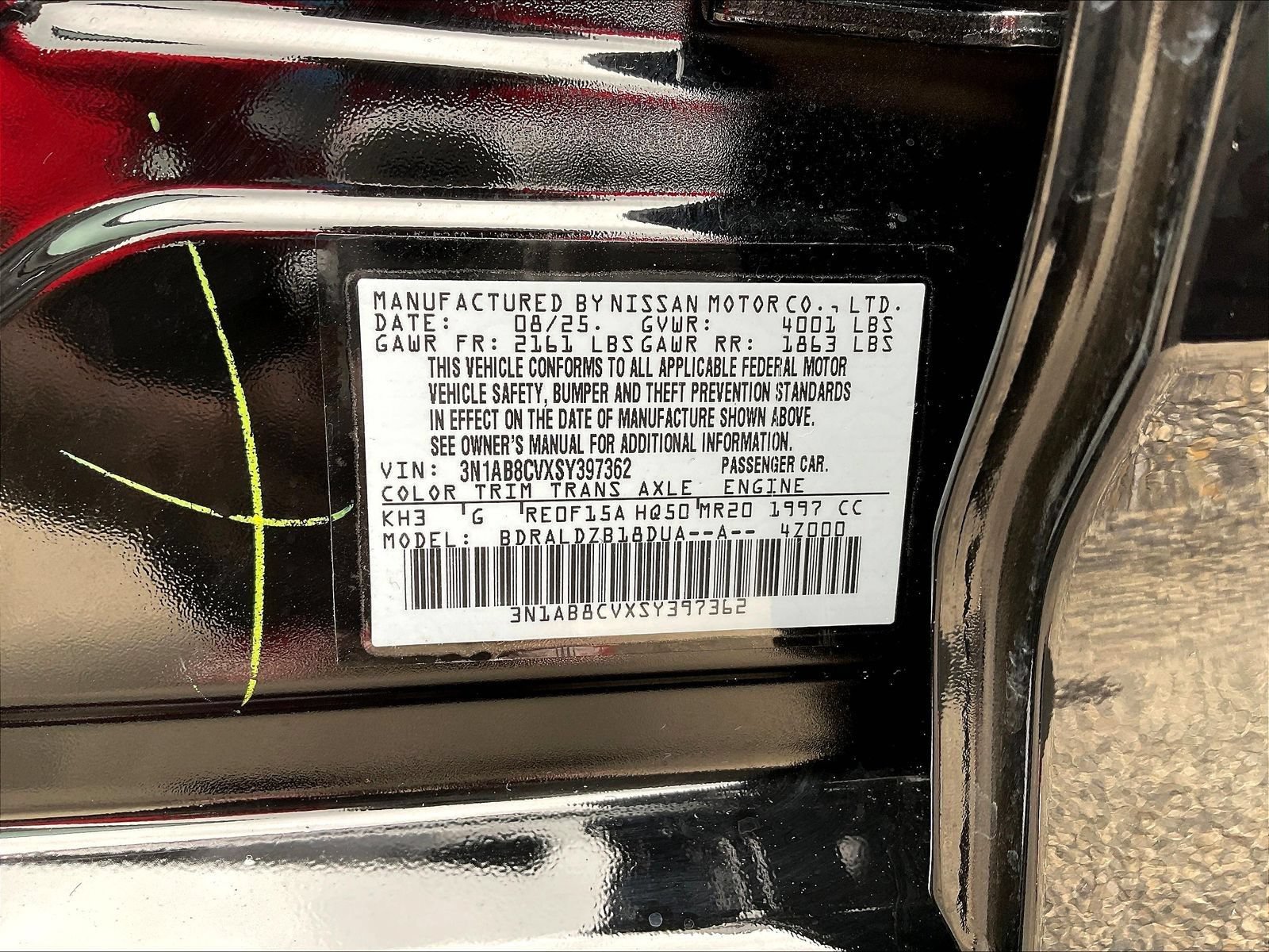 Certified 2025 Nissan Sentra SV FWD image 20