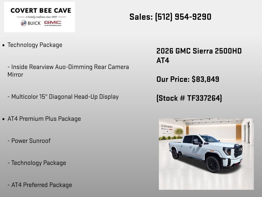 New 2026 GMC Sierra 2500 AT4 w/ AT4 Premium Plus Package AWD/4WD image 37