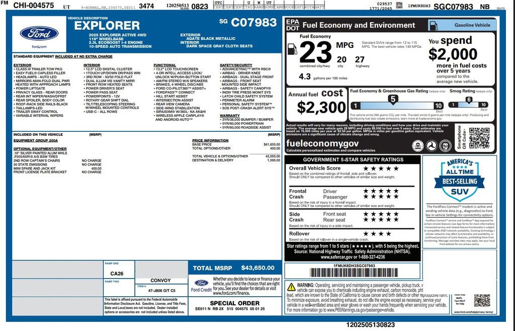 Used 2025 Ford Explorer Active image 5