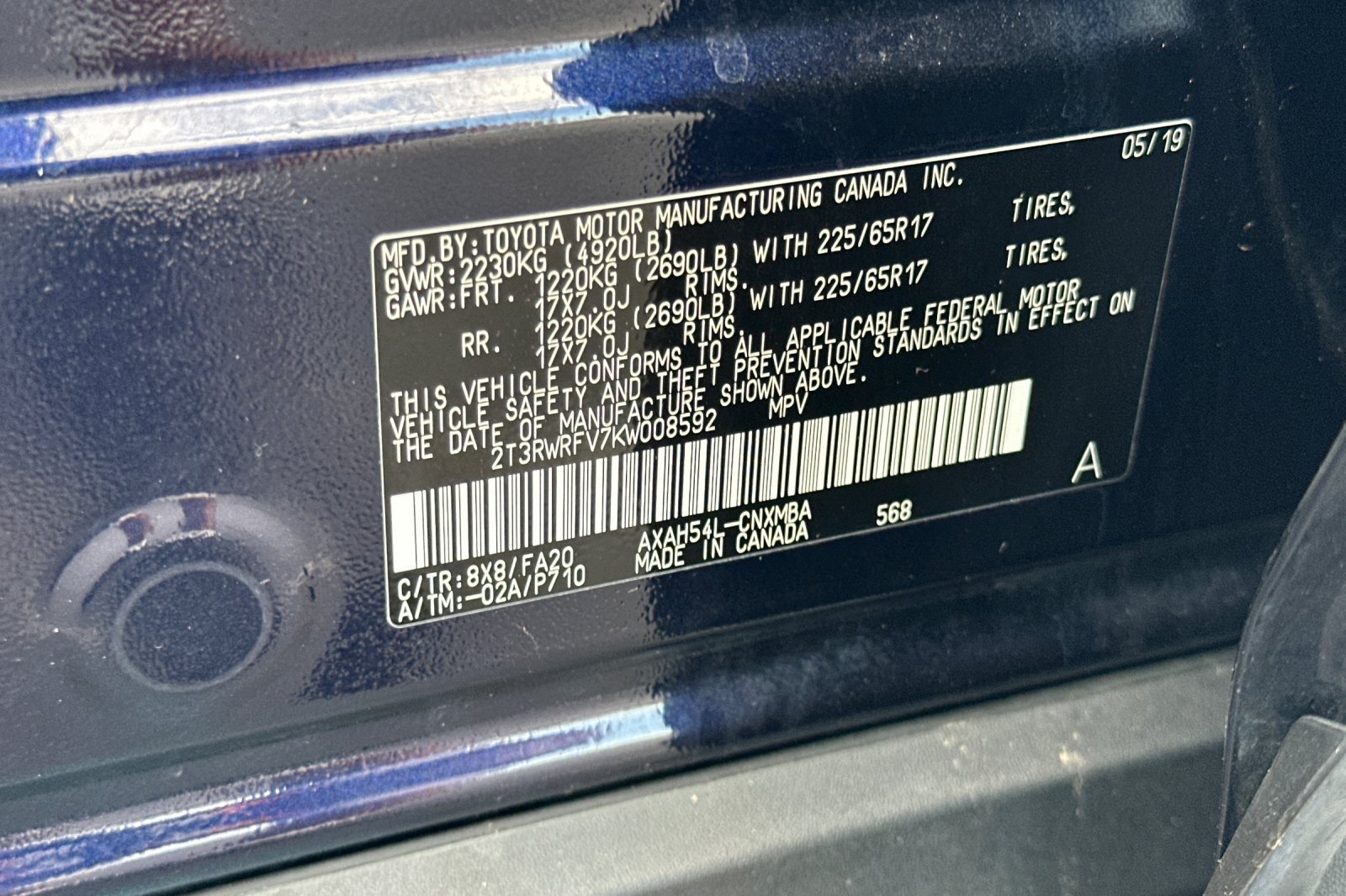 Certified 2019 Toyota RAV4 XLE w/ Convenience Package AWD/4WD image 28