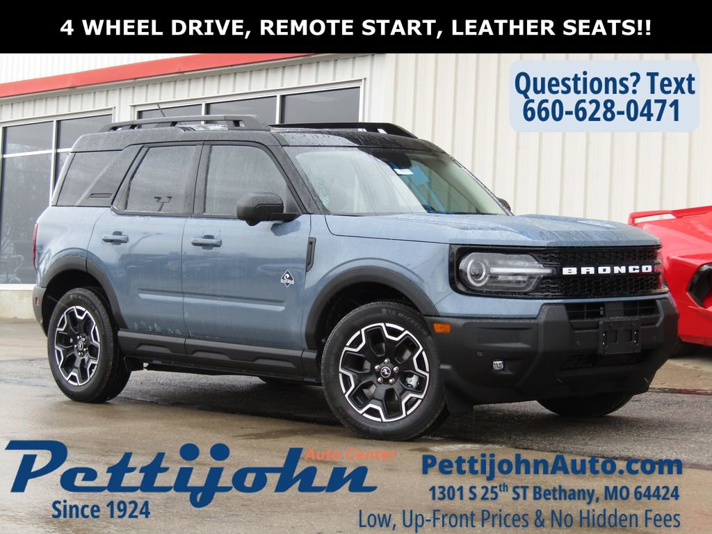 New 2025 Ford Bronco Sport Outer Banks w/ Outer Banks Tech Package+