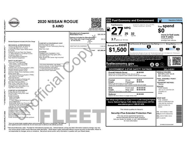 Used 2020 Nissan Rogue S AWD/4WD image 3